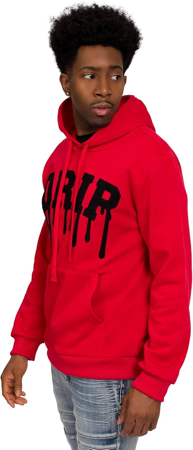 Men's Letter Print Pullover Graphic Hoodie